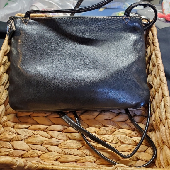 Black Leather Crossbody Purse 👛 - Picture 7 of 7